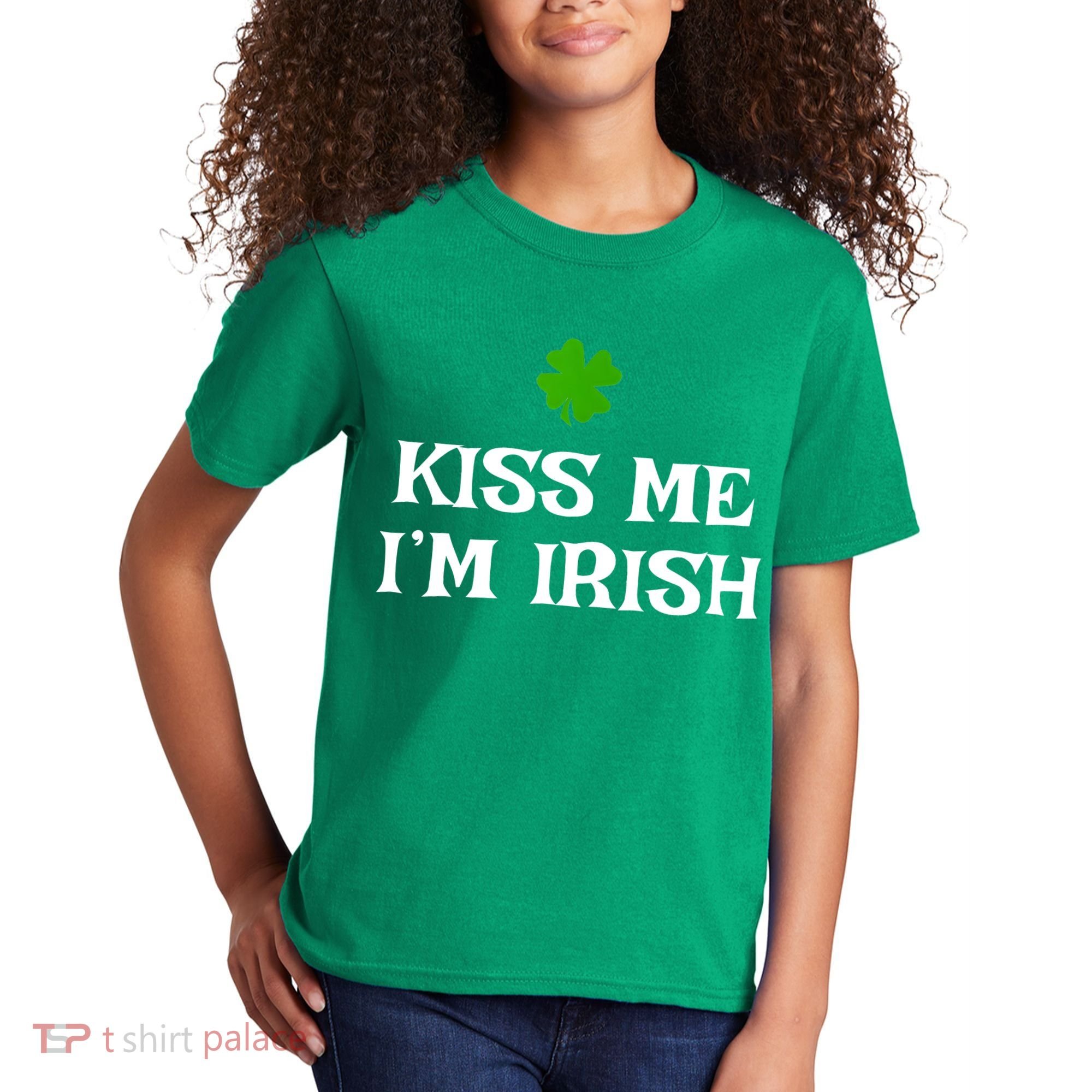 Irish Kiss Me Im Irish St Patricks Day Kids T-Shirt