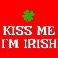 Irish Kiss Me Im Irish St Patricks Day Santa Hat thumb 1