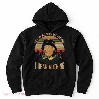 I Know Nothing I See Nothing I Hear Nothing Vintage Retro Hoodie