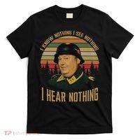 I Know Nothing I See Nothing I Hear Nothing Vintage Retro T-Shirt thumb 0