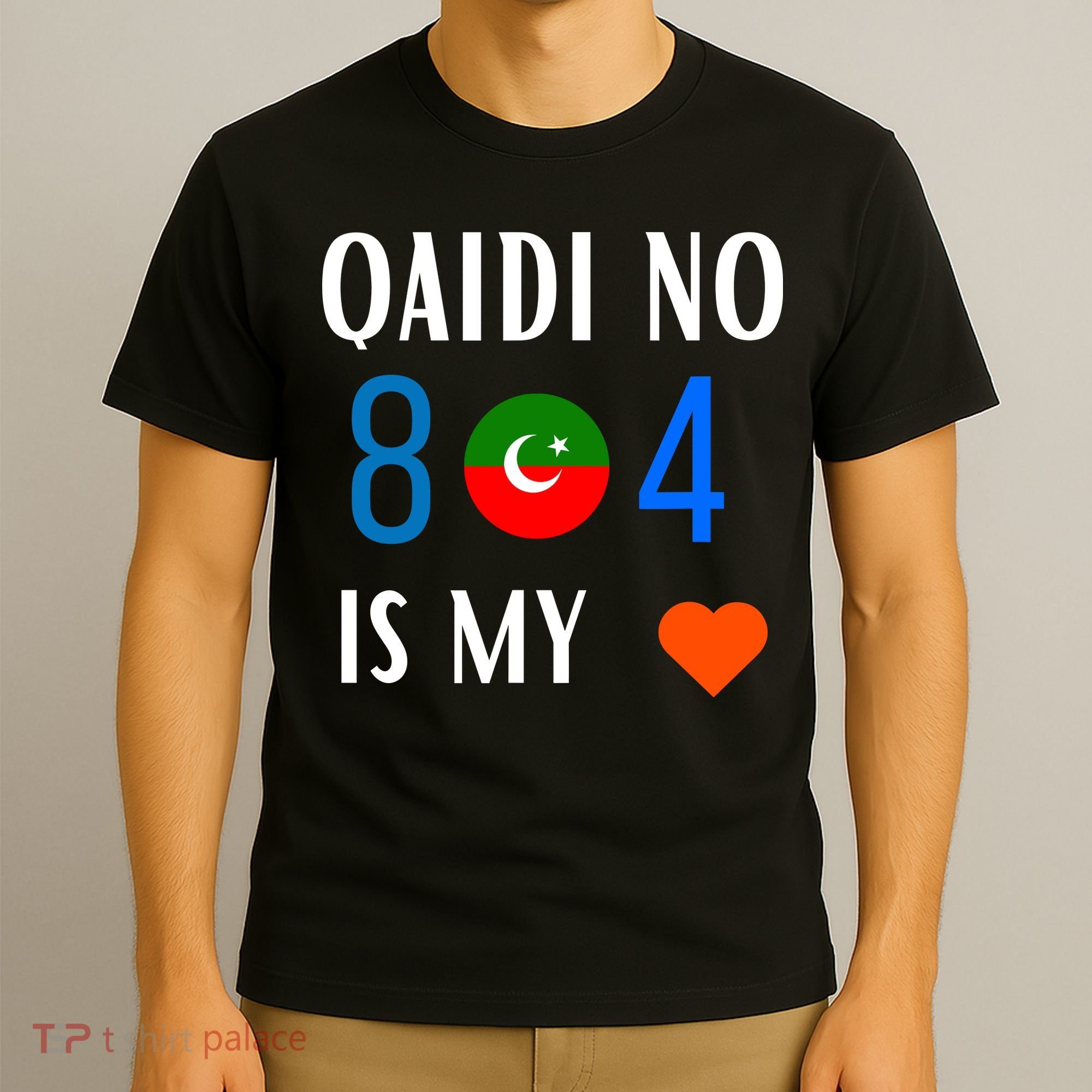 Imran Khan Number Qaidi No 804 Is Our Love Pti Supporter T-Shirt