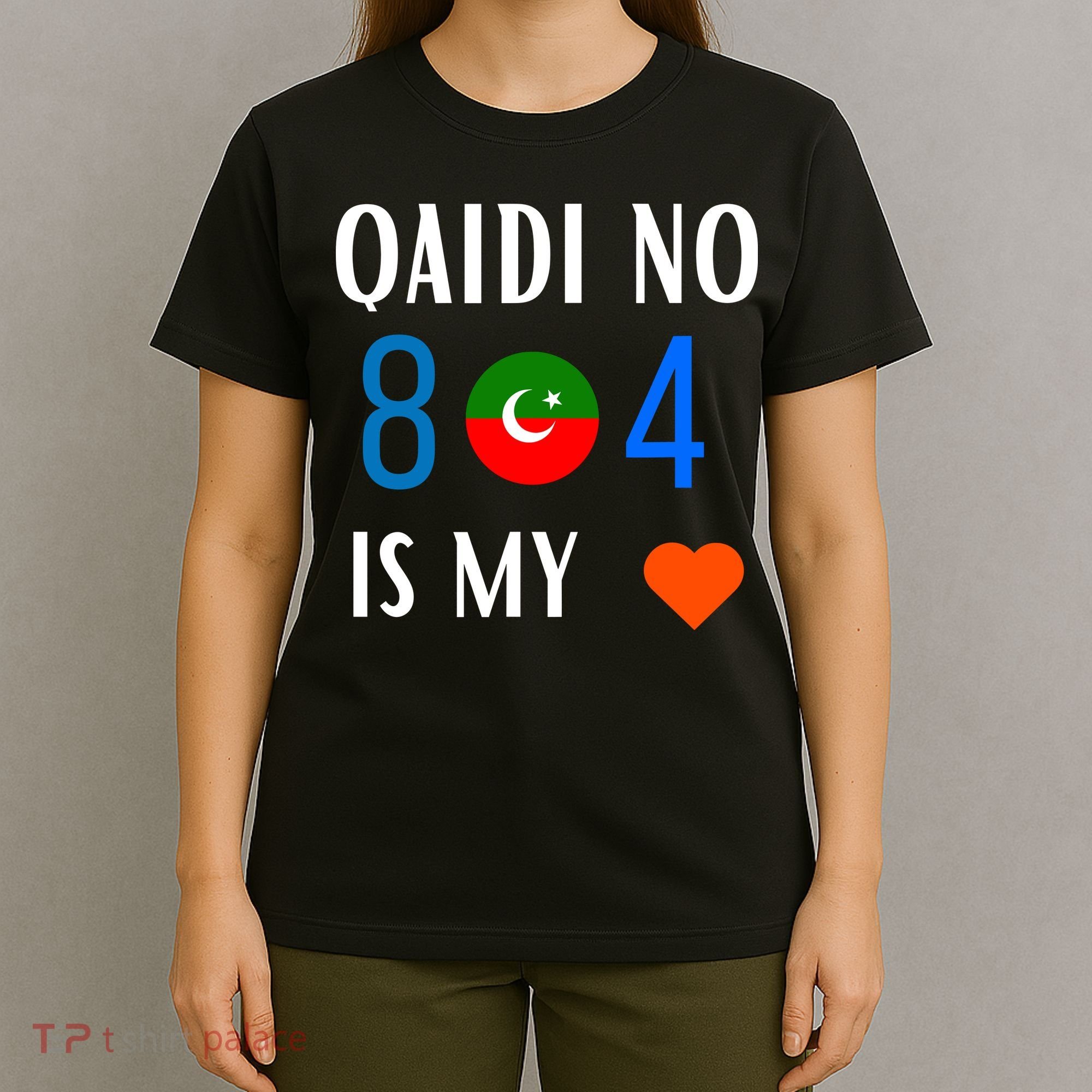 Imran Khan Number Qaidi No 804 Is Our Love Pti Supporter T-Shirt