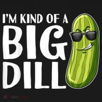 I'm Kind Of A Big Dill Funny Pickle Apron thumb 3