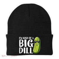 I'm Kind Of A Big Dill Funny Pickle Beanie thumb 0