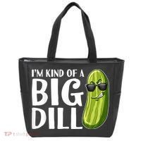 I'm Kind Of A Big Dill Funny Pickle Tote Bag thumb 0