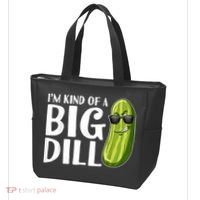 I'm Kind Of A Big Dill Funny Pickle Tote Bag thumb 3