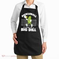 It's Kind Of A Big Dill Funny Pickleball Paddleball Apron thumb 2