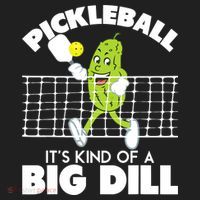 It's Kind Of A Big Dill Funny Pickleball Paddleball Beanie thumb 2