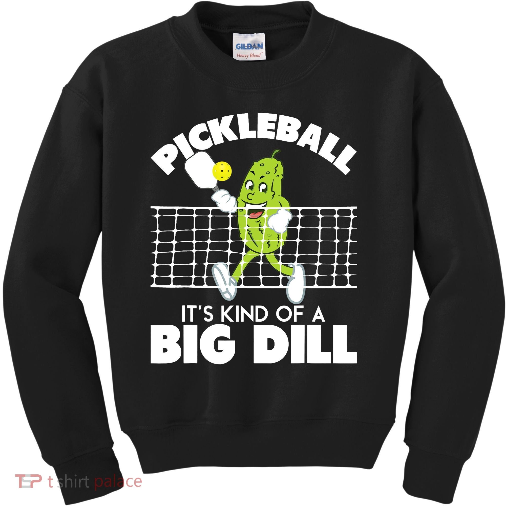 It's Kind Of A Big Dill Funny Pickleball Paddleball Kids Sweatshirt