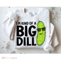 IM Kind Of A Big Dill Funny Pickle Sweatshirt thumb 2
