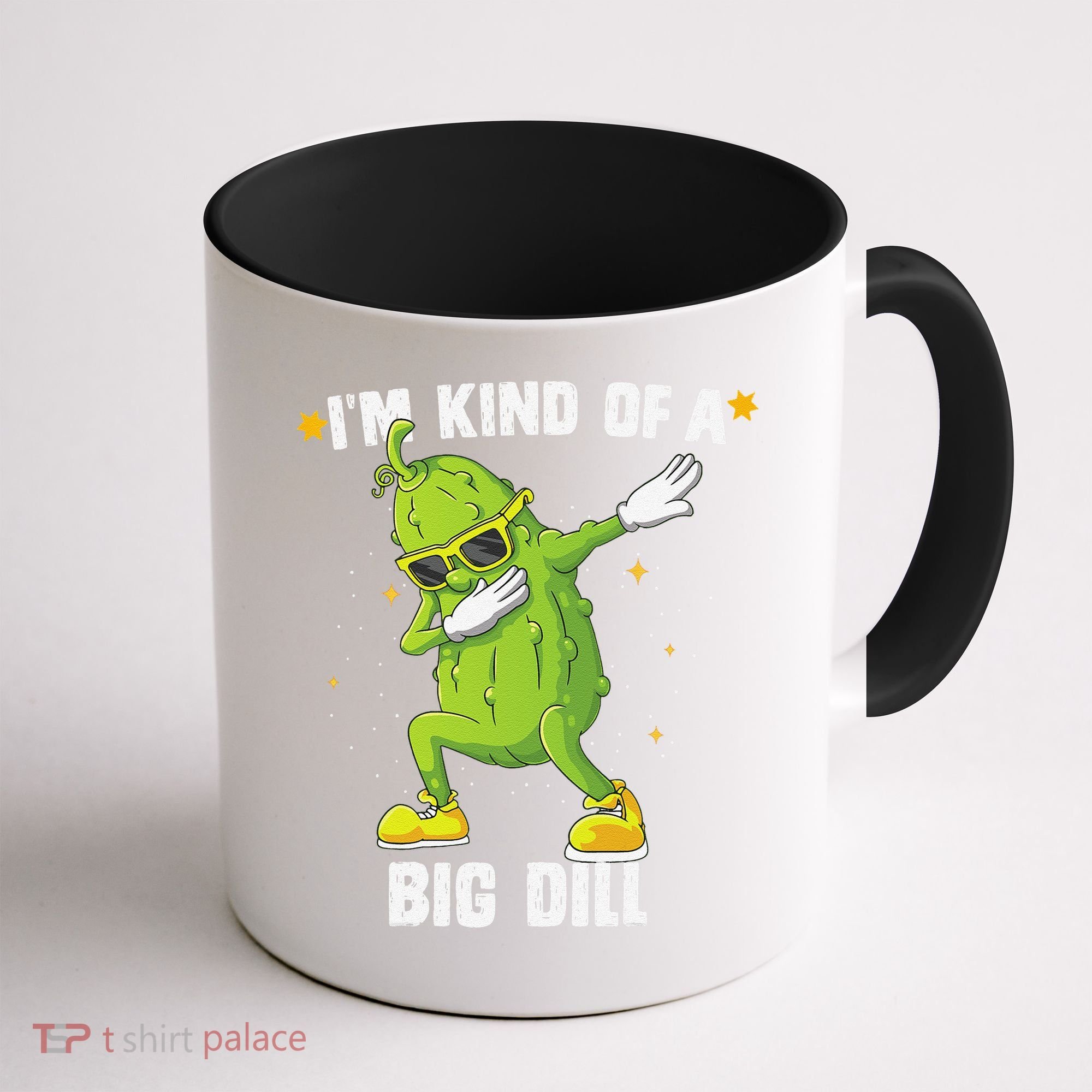 Im Kind Of Big Dill Pickle Dabbing Halloween Cucumber Coffee Mug