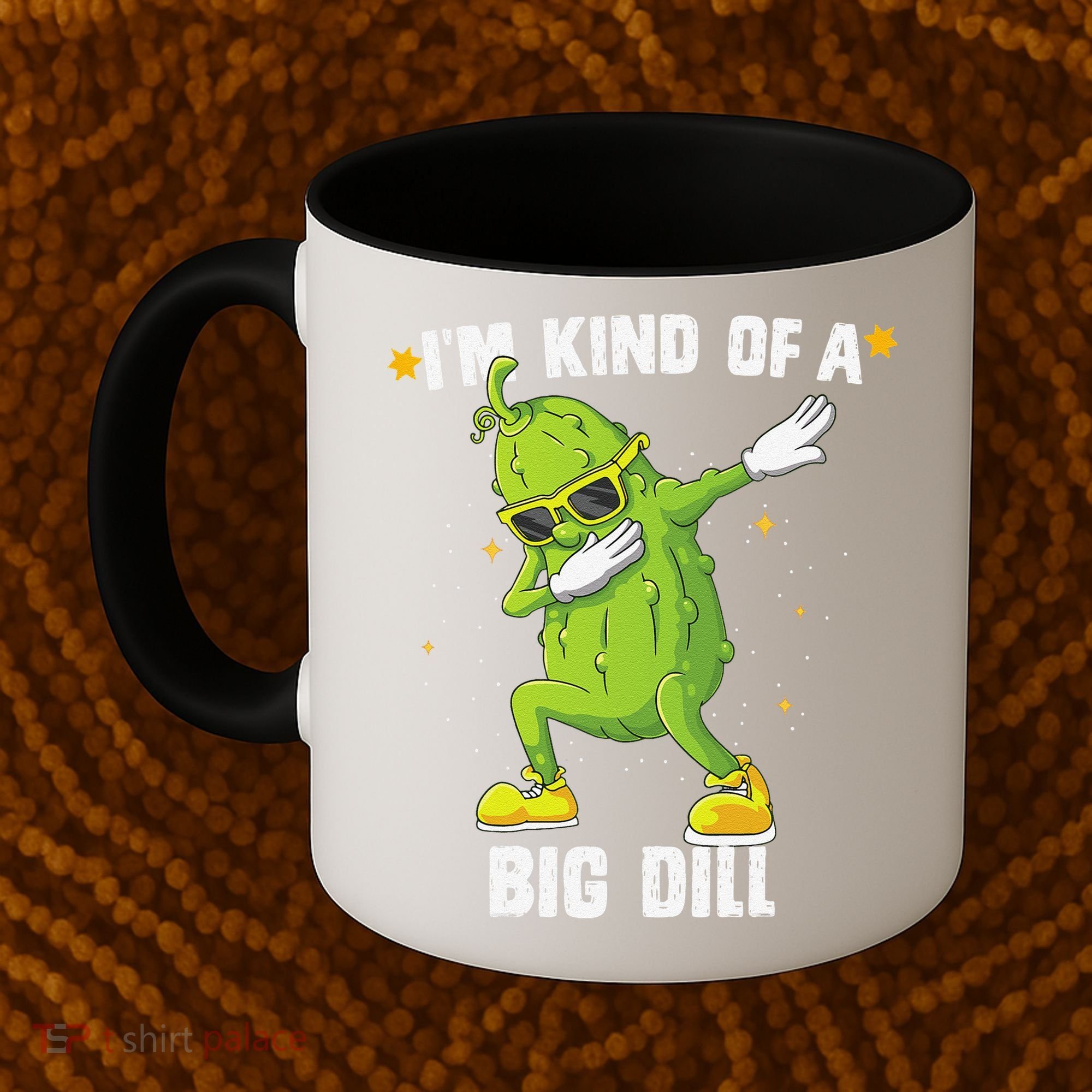 Im Kind Of Big Dill Pickle Dabbing Halloween Cucumber Coffee Mug
