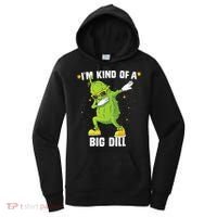 Im Kind Of Big Dill Pickle Dabbing Halloween Cucumber Women's Hoodie thumb 0