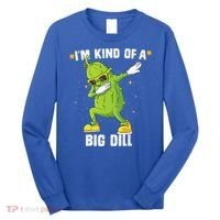 Im Kind Of Big Dill Pickle Dabbing Halloween Cucumber Long Sleeve Shirt thumb 0
