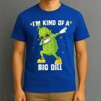 Im Kind Of Big Dill Pickle Dabbing Halloween Cucumber T-Shirt thumb 3