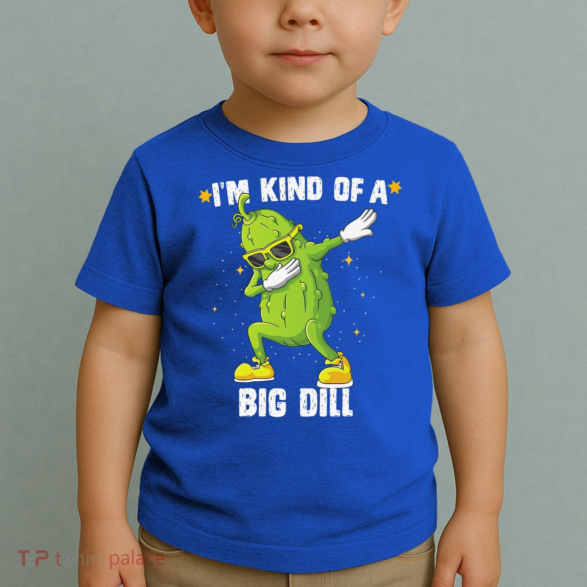 Im Kind Of Big Dill Pickle Dabbing Halloween Cucumber Toddler T-Shirt