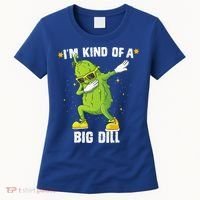 Im Kind Of Big Dill Pickle Dabbing Halloween Cucumber Women's T-Shirt thumb 0