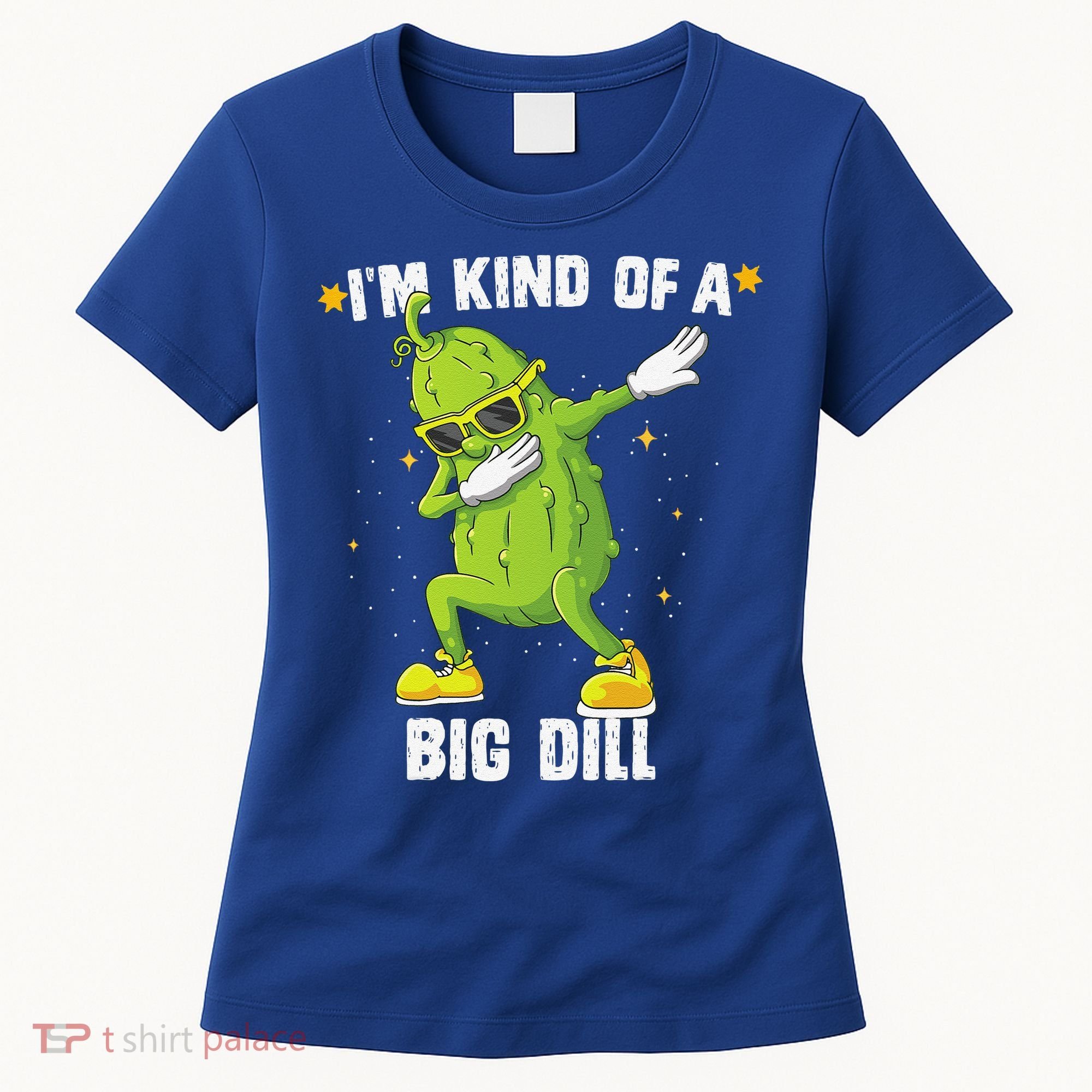 Im Kind Of Big Dill Pickle Dabbing Halloween Cucumber Women's T-Shirt