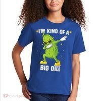 Im Kind Of Big Dill Pickle Dabbing Halloween Cucumber Kids T-Shirt thumb 2