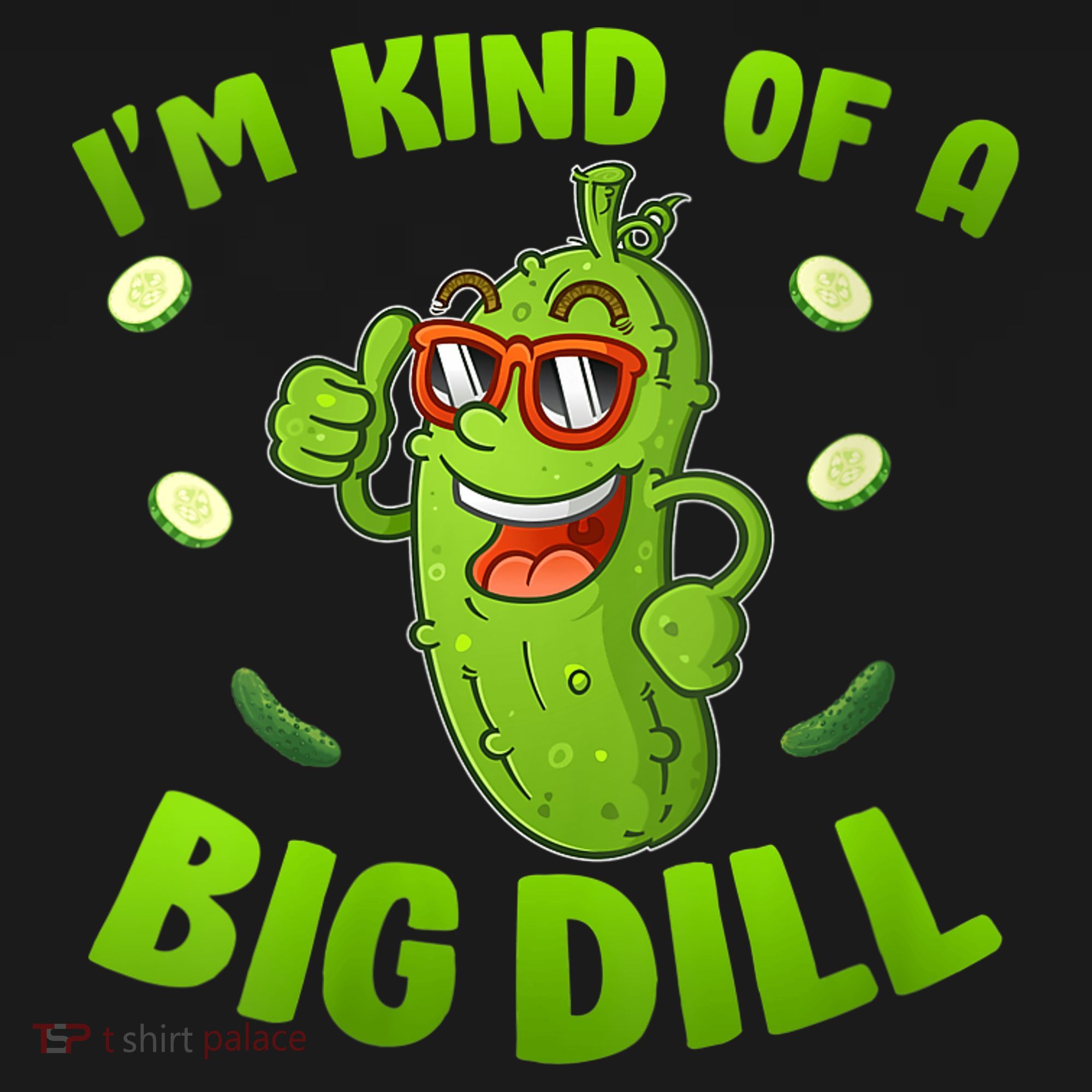 I'm Kind Of A Big Dill Pickle Cucumber Clothes VNeck Ornament