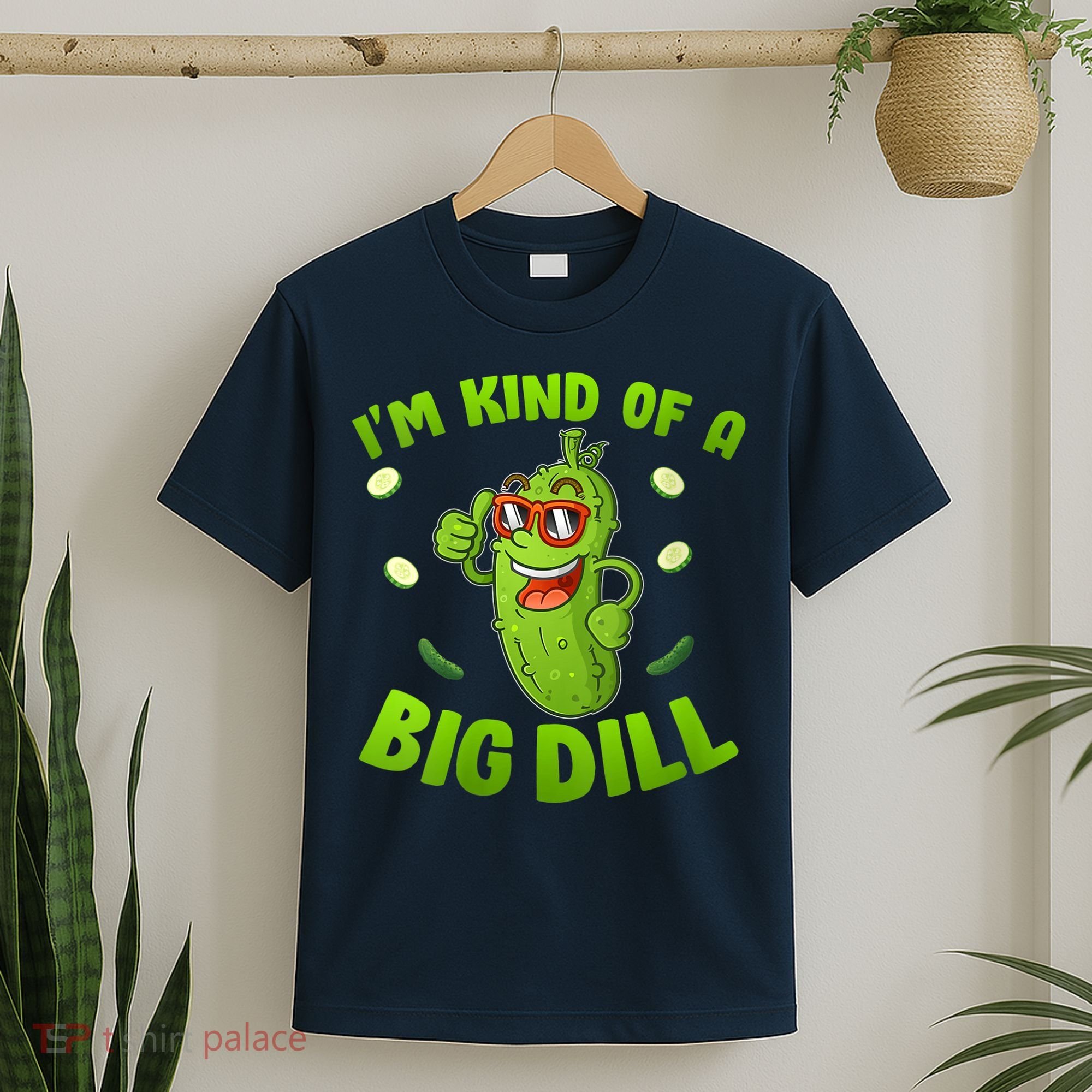 I'm Kind Of A Big Dill Pickle Cucumber Clothes VNeck T-Shirt