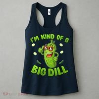 I'm Kind Of A Big Dill Pickle Cucumber Clothes VNeck Women's Tank Top thumb 3