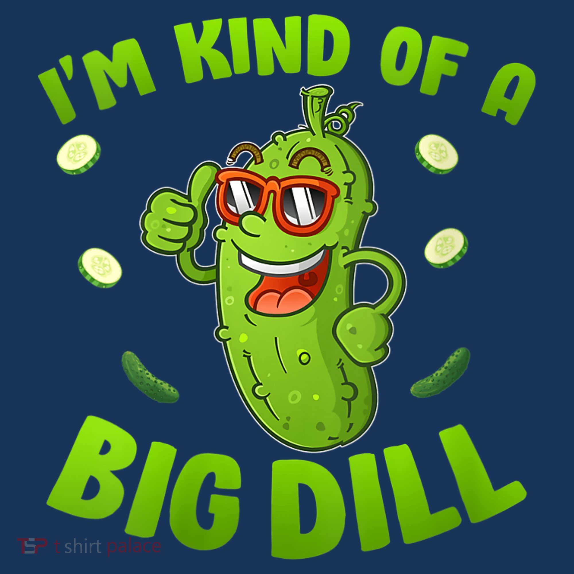 I'm Kind Of A Big Dill Pickle Cucumber Clothes VNeck Women's Tank Top