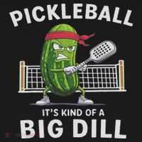 It's Kind Of A Big Dill Funny Gifts Pickleball Player Lover Mousepad thumb 1