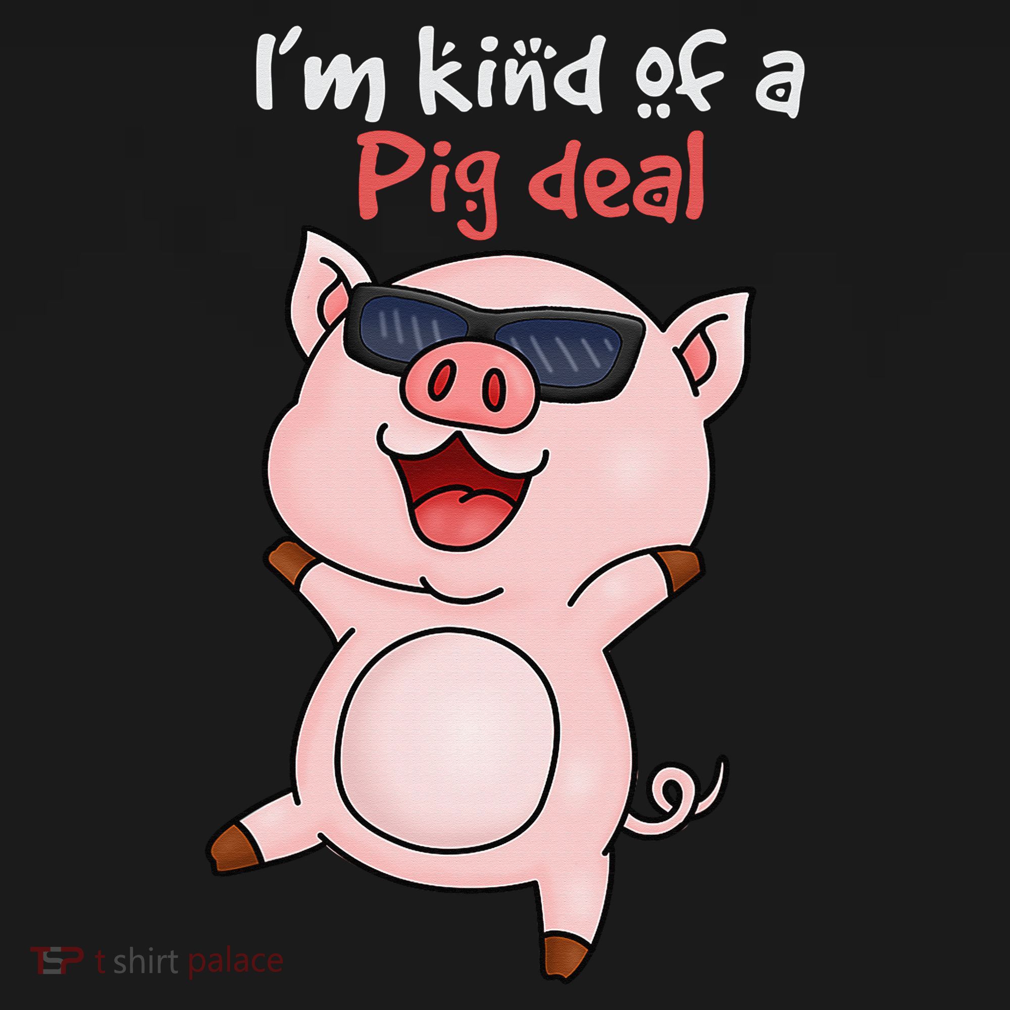I’m kind of Pig Deal Funny Pig T-Shirt