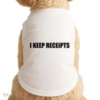 I Keep Receipts Doggie Tank thumb 0