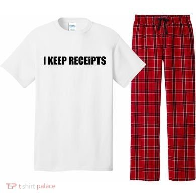 I Keep Receipts Pajama Set
