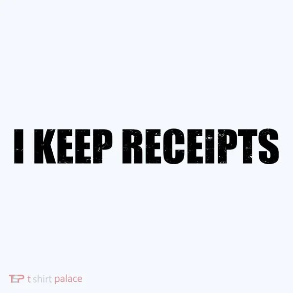 I Keep Receipts Polo