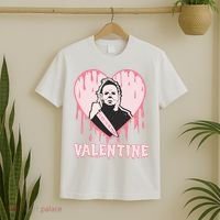 I'd Kill To Be Your Valentine Valentine's Day Horror Movie Character T-Shirt thumb 2