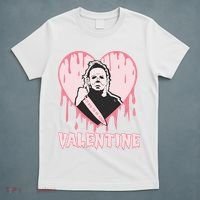 I'd Kill To Be Your Valentine Valentine's Day Horror Movie Character T-Shirt thumb 5