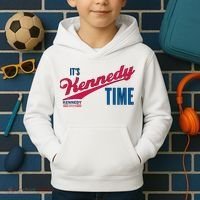 Its Kennedy Time RFK For President 2024 Kids Hoodie thumb 2