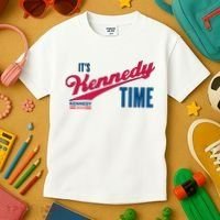 Its Kennedy Time RFK For President 2024 Kids T-Shirt thumb 3