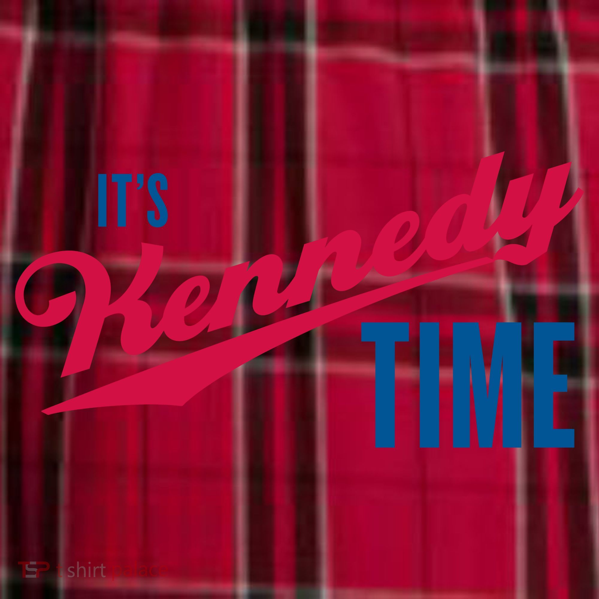 Its Kennedy Time RFK Jr. Women's Flannel Plaid Pajama Pants