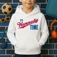 Its Kennedy Time RFK Jr. Kids Hoodie thumb 2