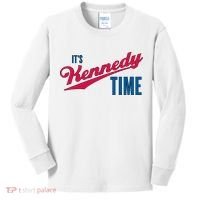 Its Kennedy Time RFK Jr. Kids Long Sleeve Shirt thumb 0
