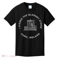 I Kissed The Blarney Stone Ireland Blarney Castle Co Cork Kids T-Shirt thumb 0