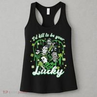 I'd Kill To Be Your Lucky Patrick's Day The Men Of Horror Women's Tank Top thumb 3