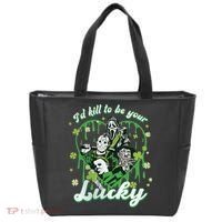 I'd Kill To Be Your Lucky Patrick's Day The Men Of Horror Tote Bag thumb 0