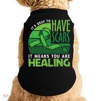 It's Kay To Have Scars It Means You Are Healing Mental Health Awareness Doggie Tank thumb 0