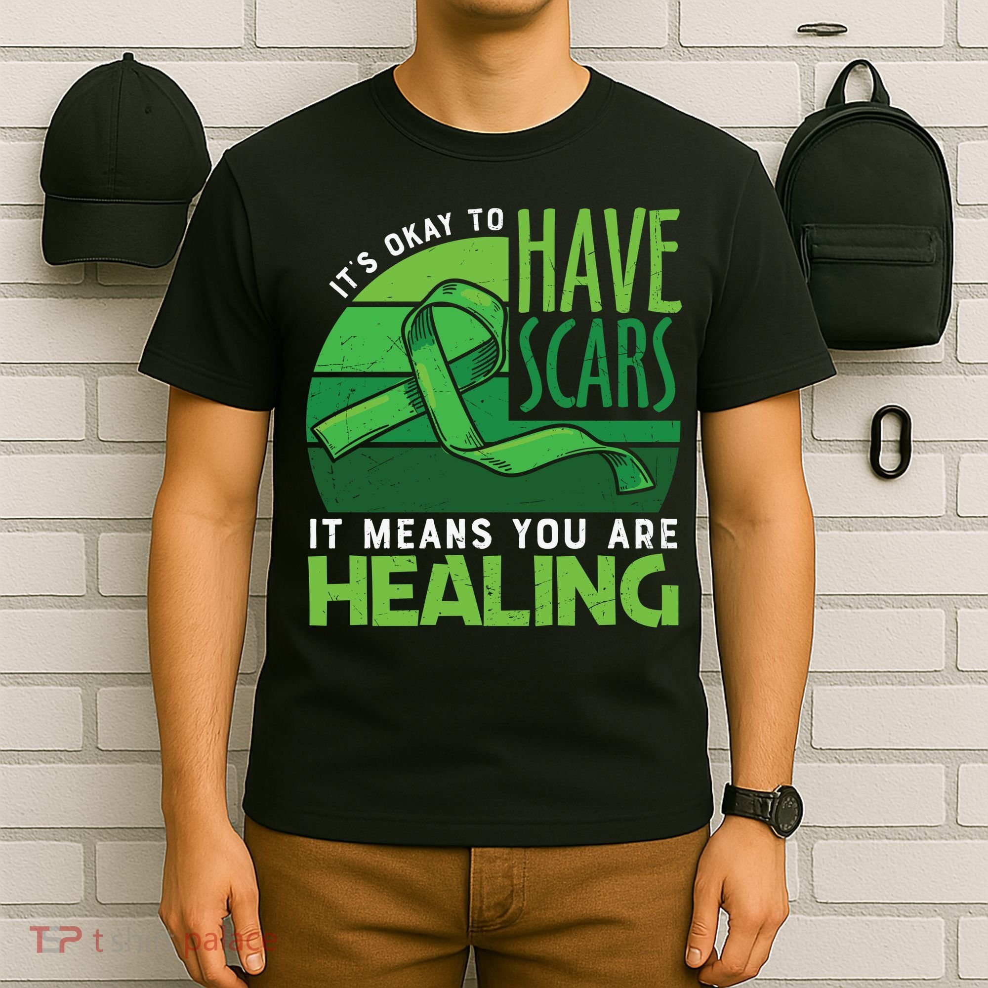It's Kay To Have Scars It Means You Are Healing Mental Health Awareness T-Shirt
