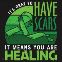 It's Kay To Have Scars It Means You Are Healing Mental Health Awareness Ornament thumb 1
