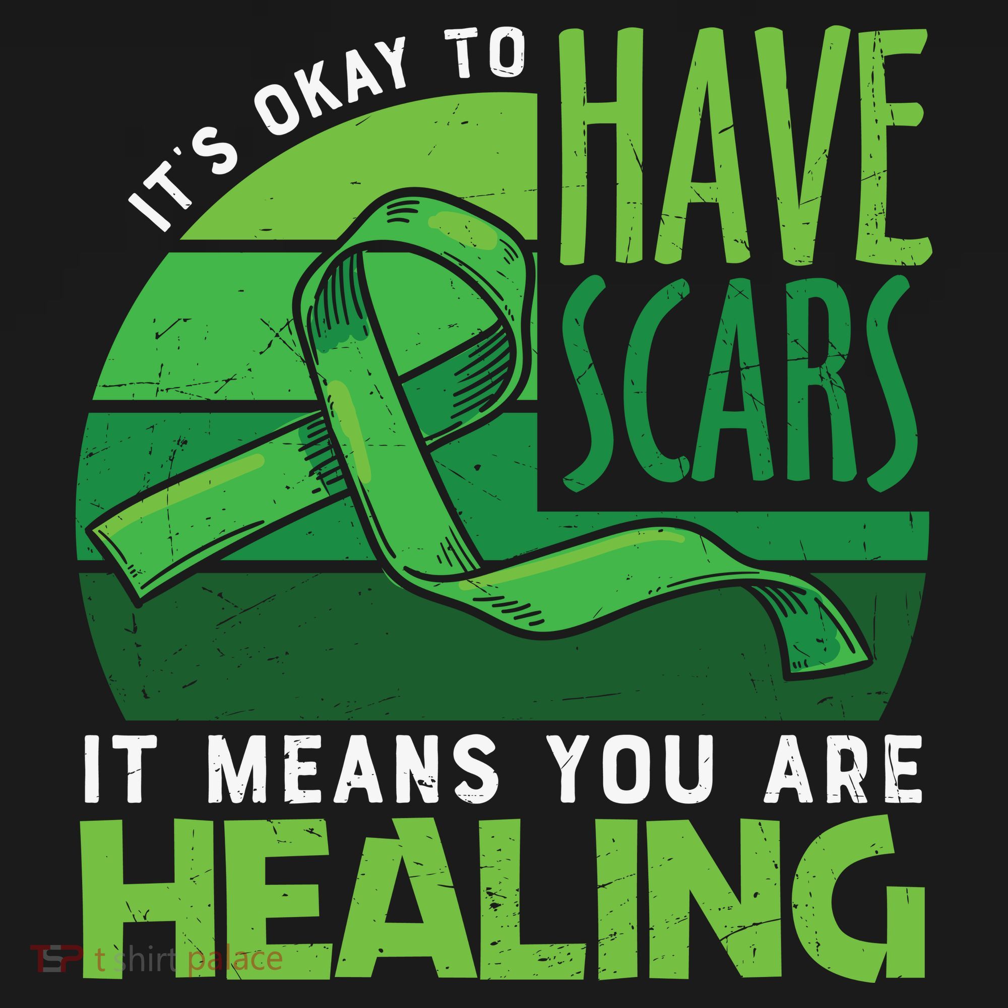 It's Kay To Have Scars It Means You Are Healing Mental Health Awareness Women's Tank Top