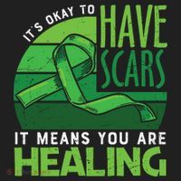 It's Kay To Have Scars It Means You Are Healing Mental Health Awareness Hat thumb 2