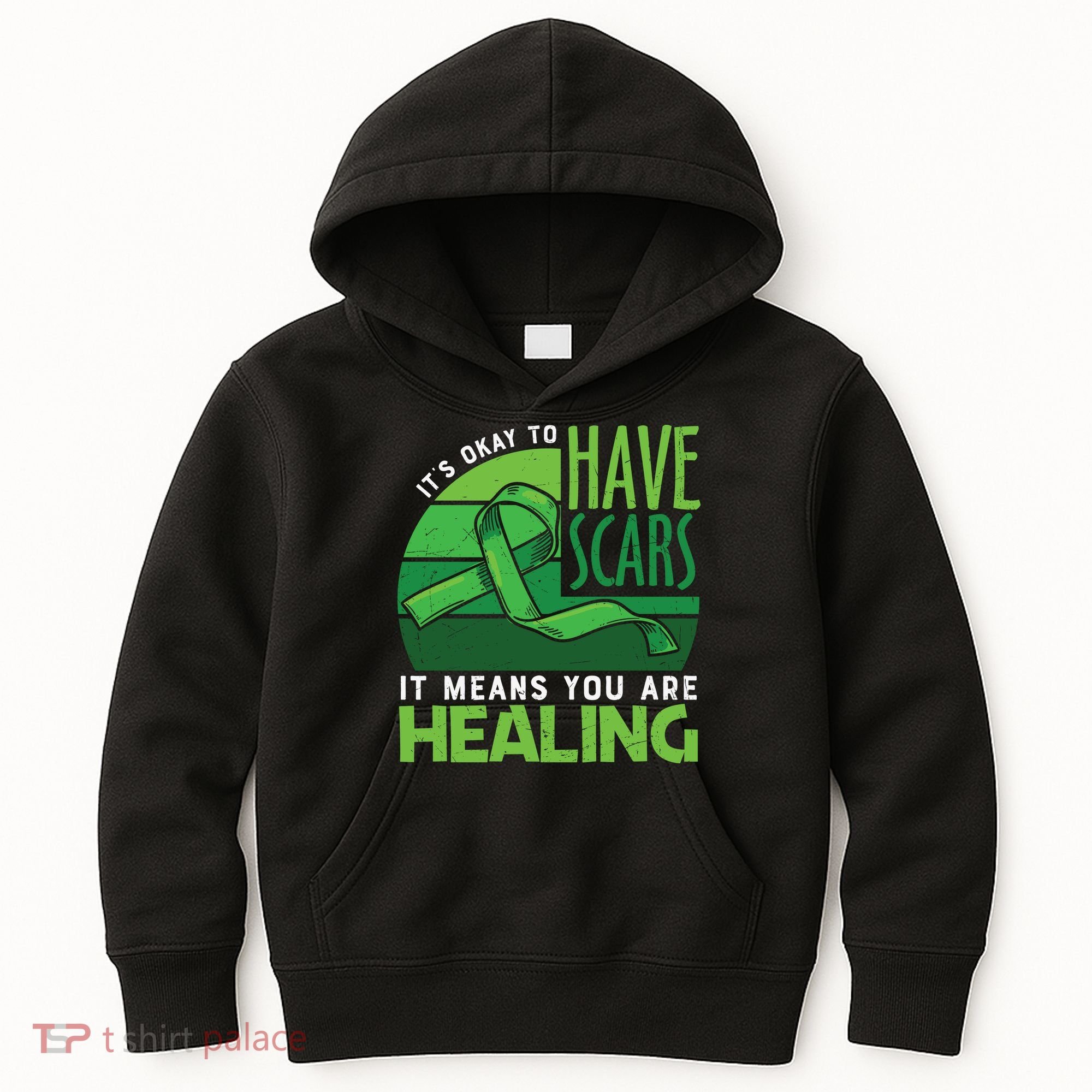 It's Kay To Have Scars It Means You Are Healing Mental Health Awareness Kids Hoodie