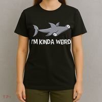 I'm Kinda Weird Hammerhead Shark T-Shirt thumb 4