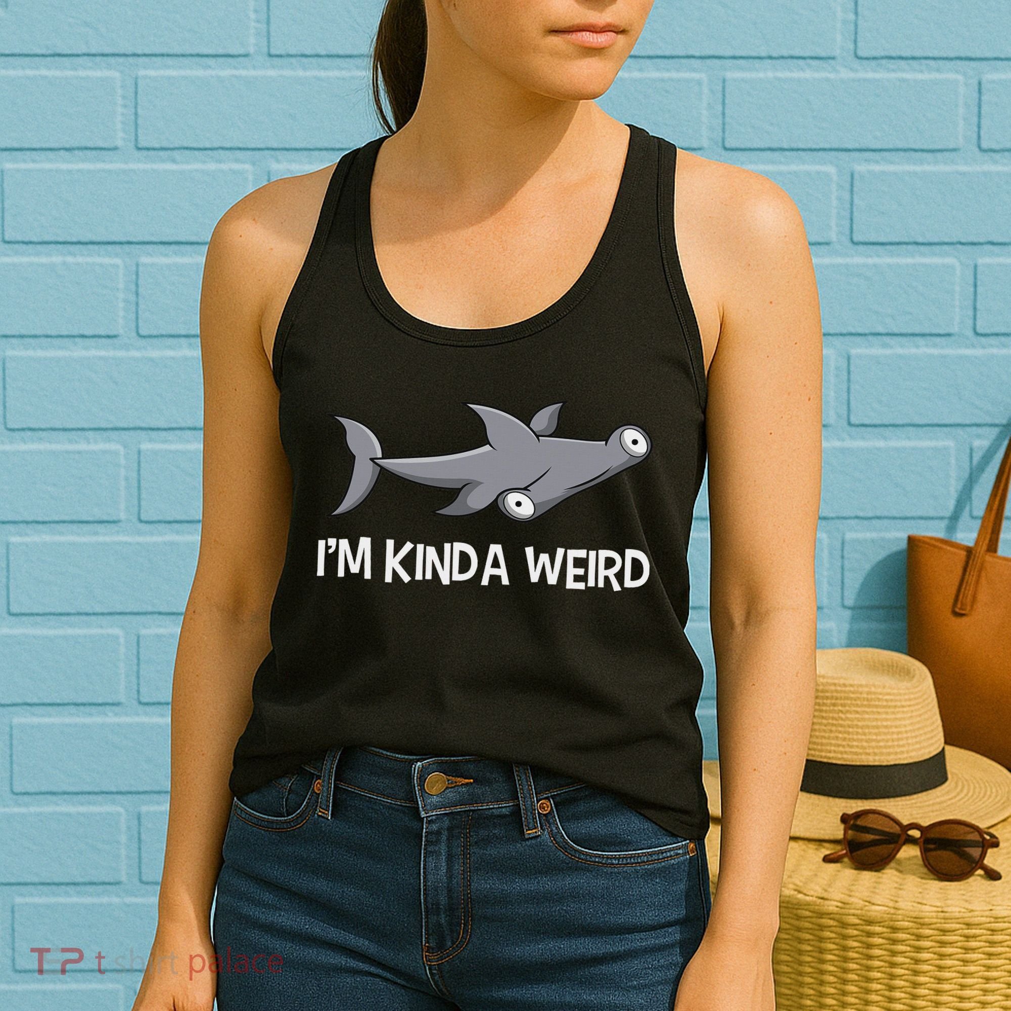 I'm Kinda Weird Hammerhead Shark Women's Tank Top